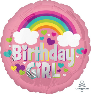 Birthday girl 45cm balloon