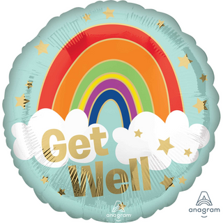Get well soon rainbow cloud 45cm