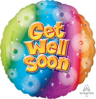 Get well soon blue 45cm