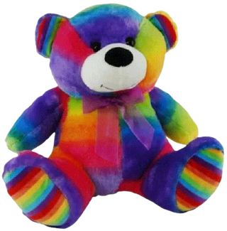 Rainbow bear 40cm